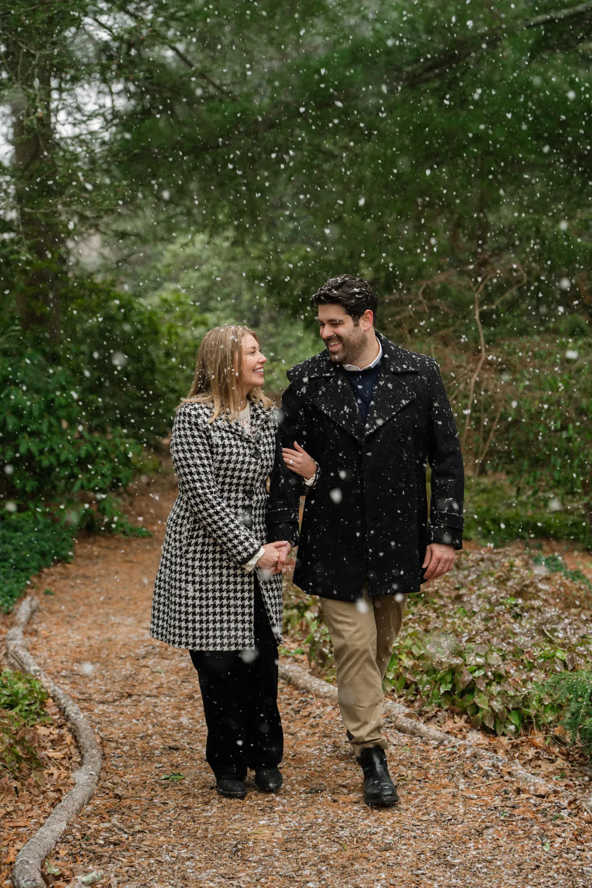 Heather & Nolan couple session at Arnold Arboretum of Harvard University, Boston, MA