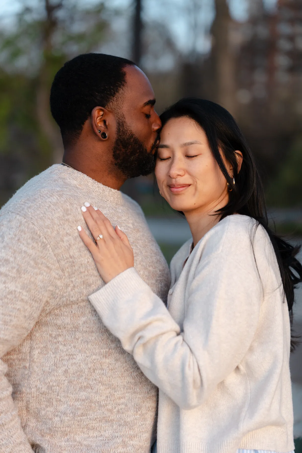 Molly & Wilshon couple session at Beacon Hill, Boston, MA