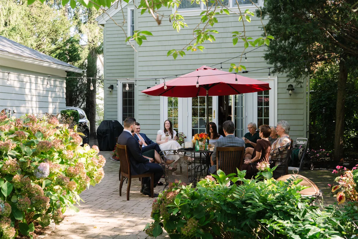Bridget & Eric at Private Residence, Rhode Island; wedding photography