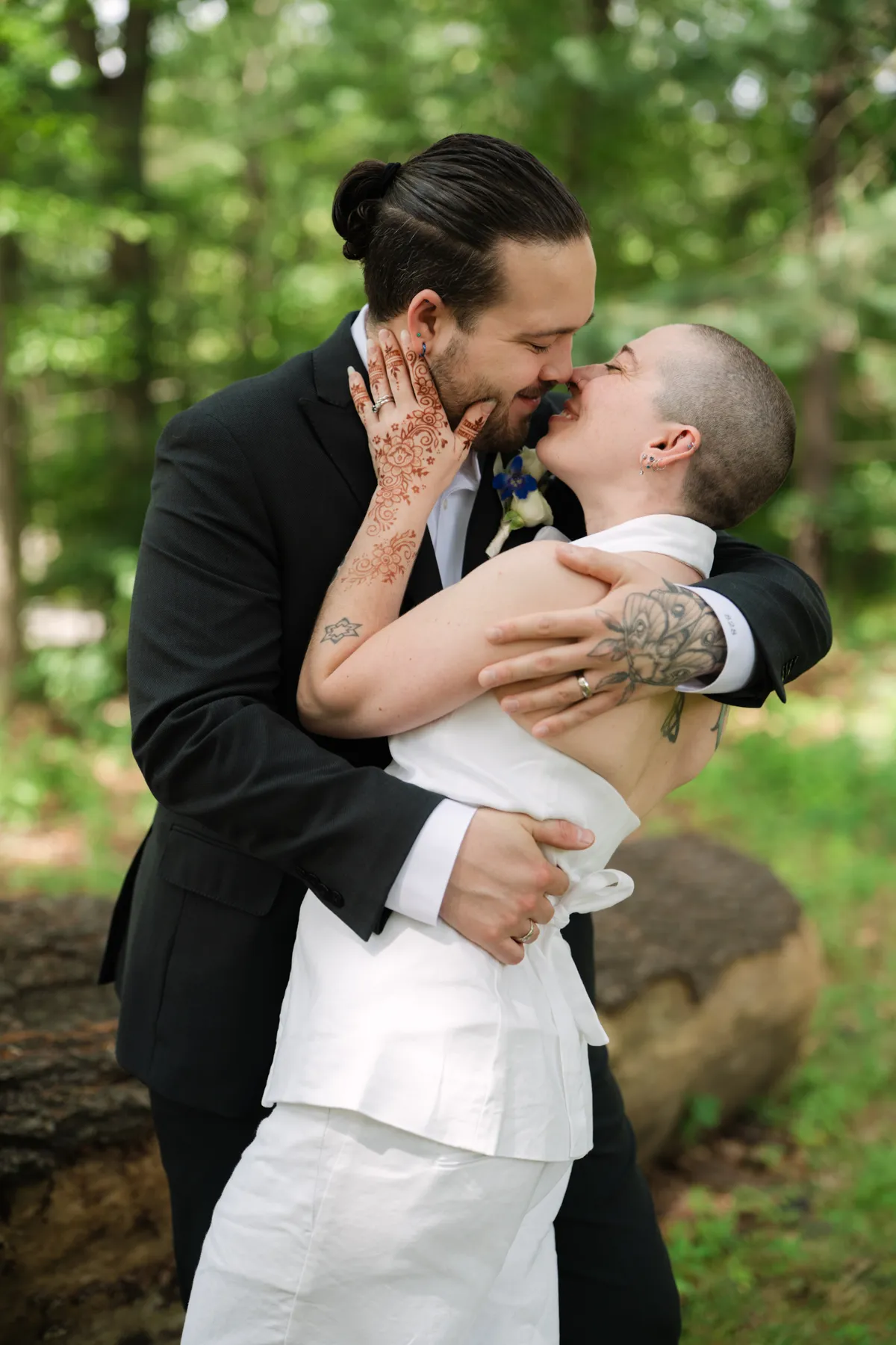 Seanna & Morgan wedding at Sinai Temple, Springfield, MA