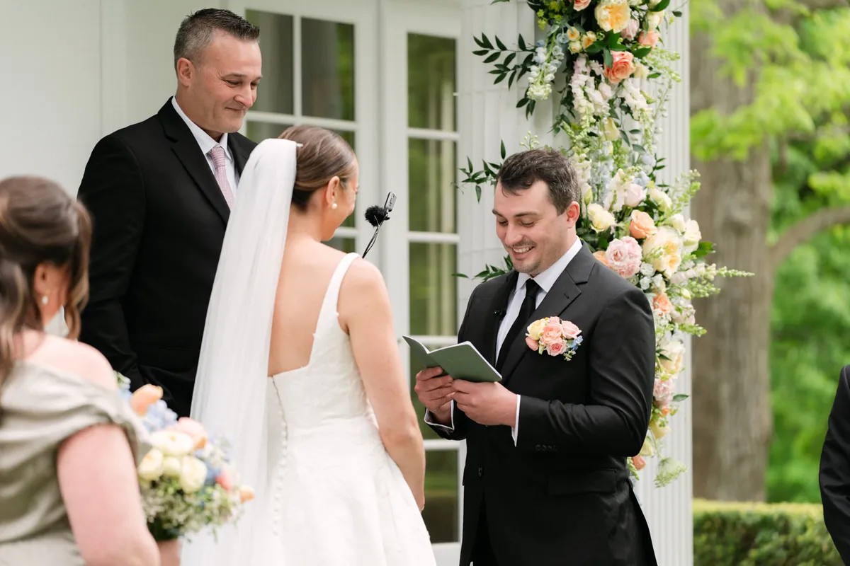Maddy & Alex at Smith Farm Gardens, East Haddam, CT; wedding photography